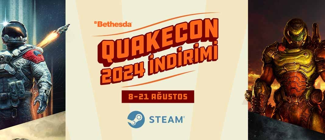 QuakeCon 2024 İndirimi Steam'de Başladı