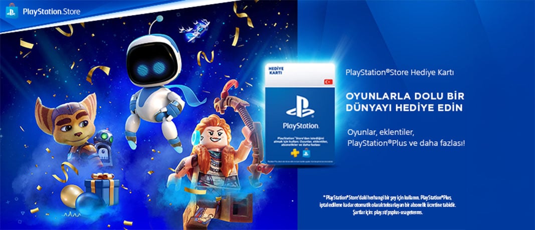 PlayStation Store TL Hediye Kartı Oyunfor'da