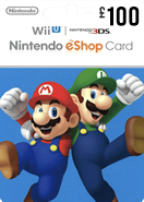 Nintendo eShop Gift Cards UK 100 GBP