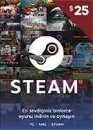 Steam Cüzdan Kodu 25 USD