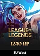 League Of Legends Eu West 1240 Riot Points