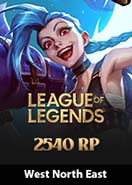 League Of Legends West North East Riot Points 2540