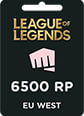 League Of Legends Eu West 6500 Riot Points